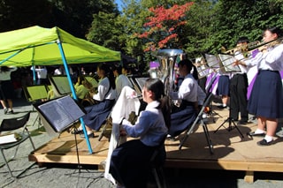 福岡中央高校吹奏楽部演奏会｜平尾八幡宮奉納秋祭り｜ひらぐらフェスティバル