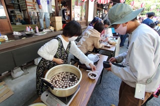 平尾八幡宮婦人会｜ぜんざい｜平尾八幡宮奉納秋祭り｜ひらぐらフェスティバル