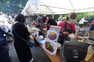 ROCK食堂｜カレー｜平尾八幡宮奉納秋祭り｜ひらぐらフェスティバル