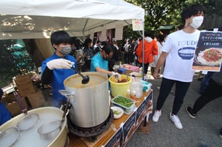 TIBC福岡校｜スパイシーUDON｜平尾八幡宮奉納秋祭り｜ひらぐらフェスティバル