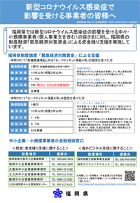 新型コロナウイルス感染症｜支援策｜福岡県