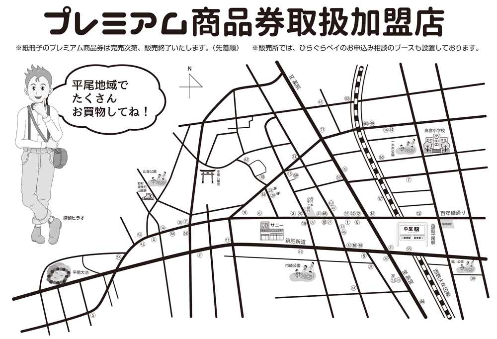 プレミアム商品券取扱店舗